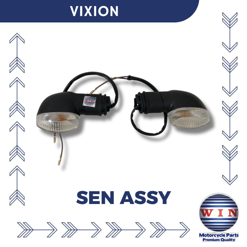 Sen Assy Lampu Sein Riting Depan / Belakang Set Yamaha Vixion Old Merk WIN