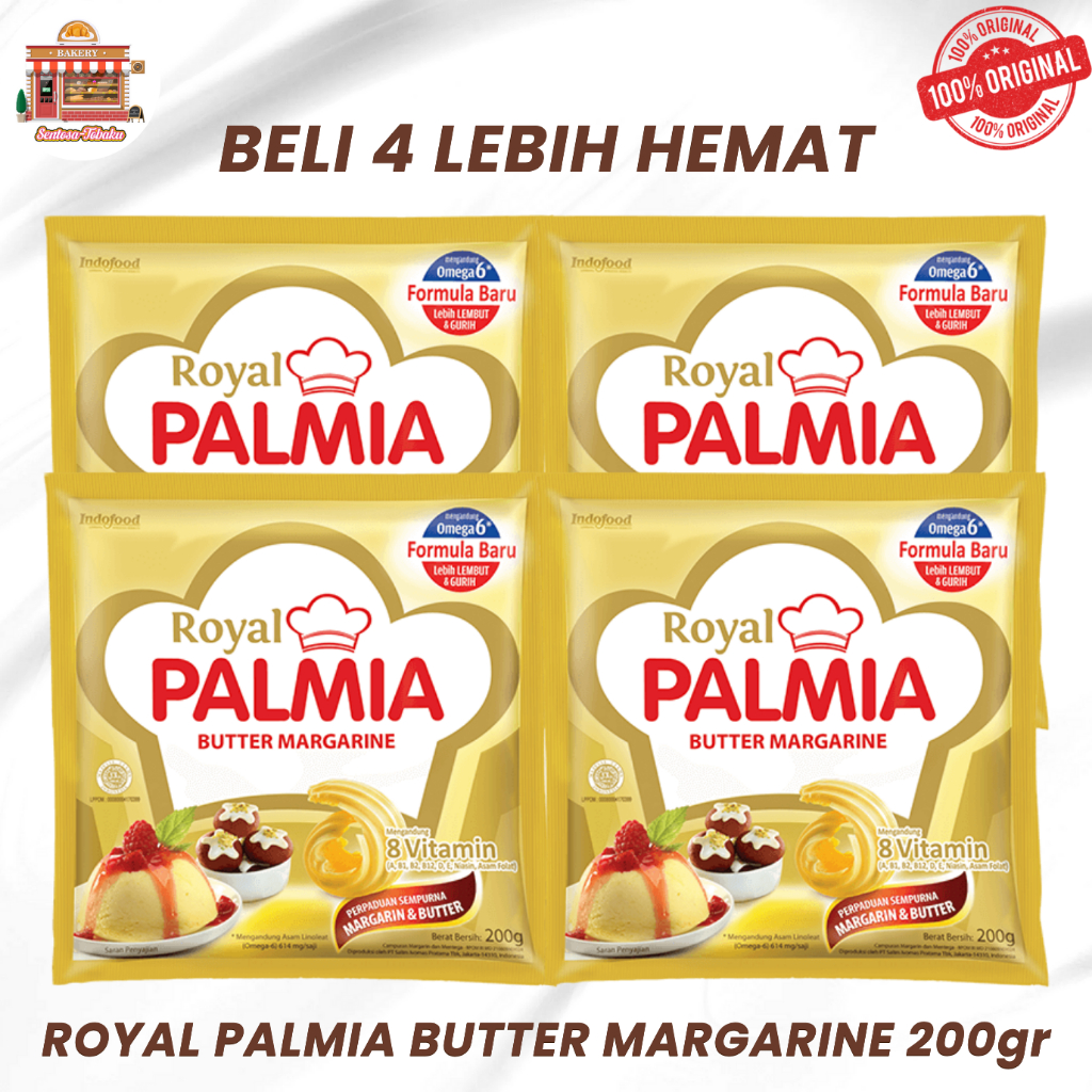 

Royal Palmia Sachet 200 Gram / Palmia Royal 4pcs (EXP MARET 2026)