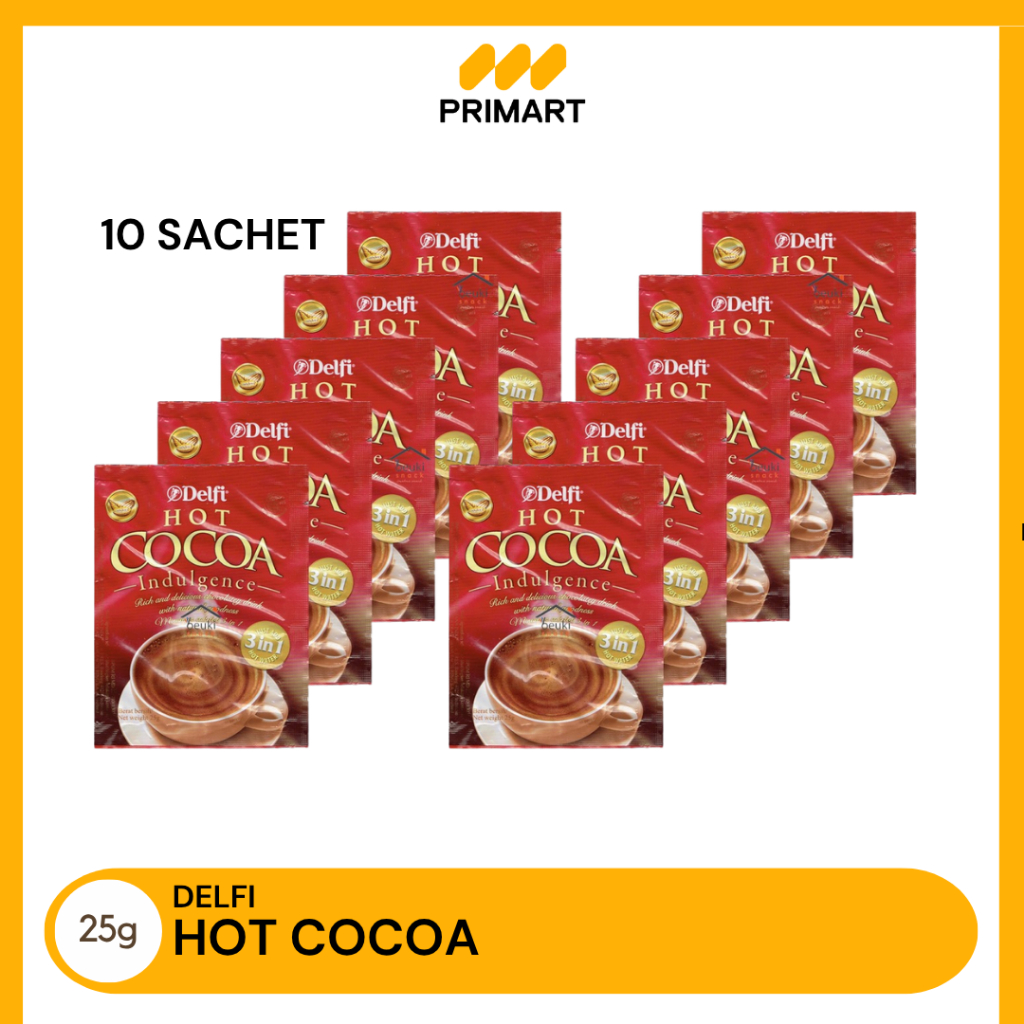 

DELFI Hot Cocoa 25gr x 10 Sachet