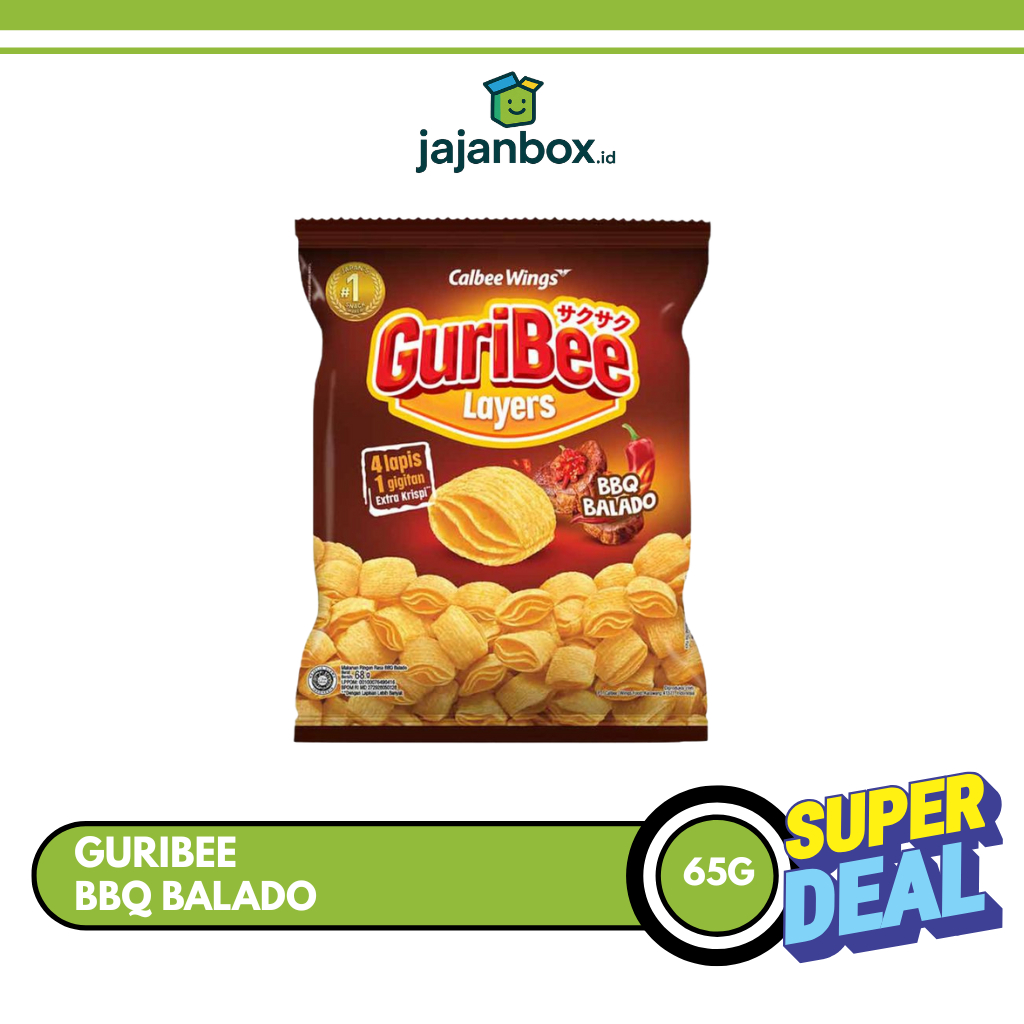 

Guribee BBQ Balado 65gr