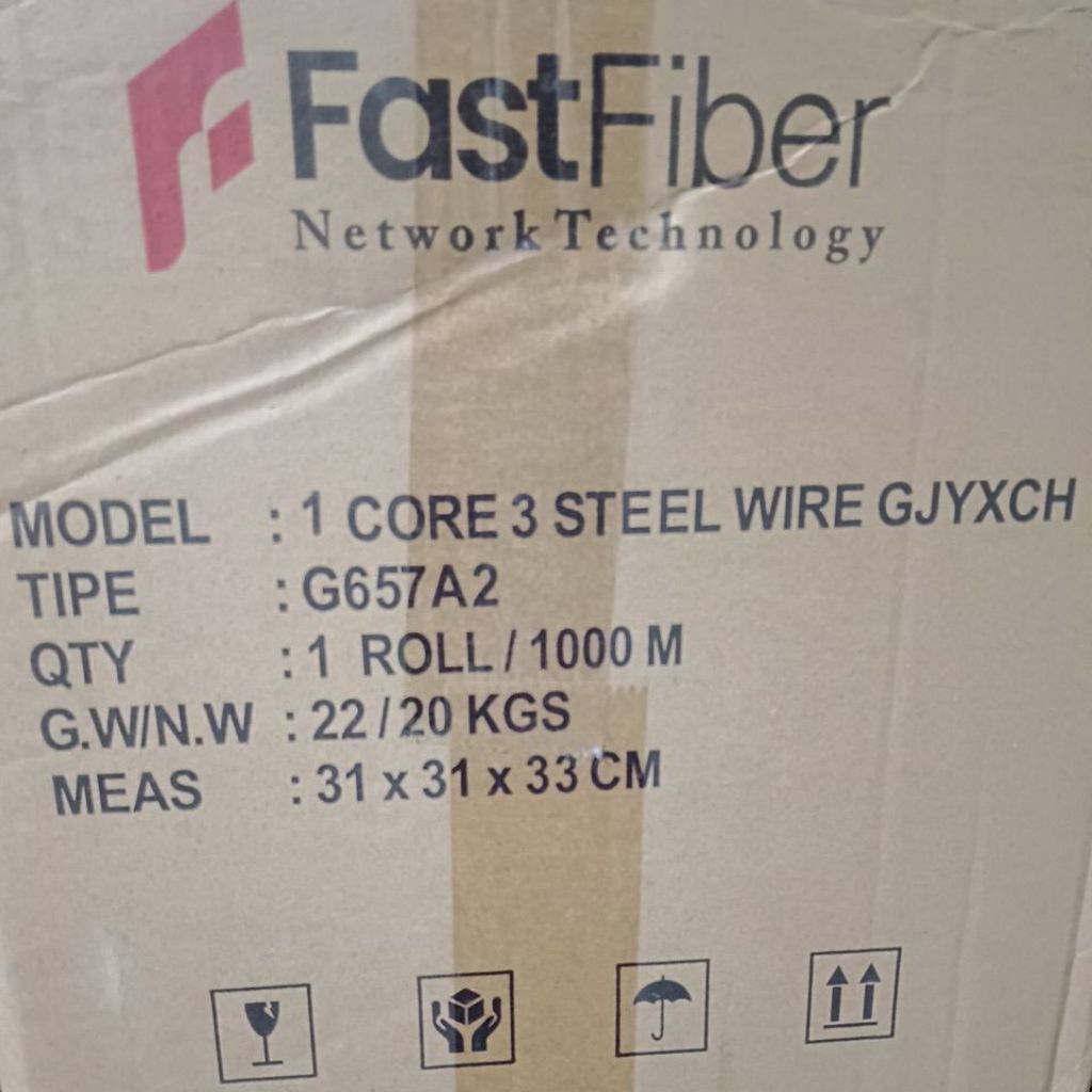 Kabel Fiber Optic 1 Core 3 Seling