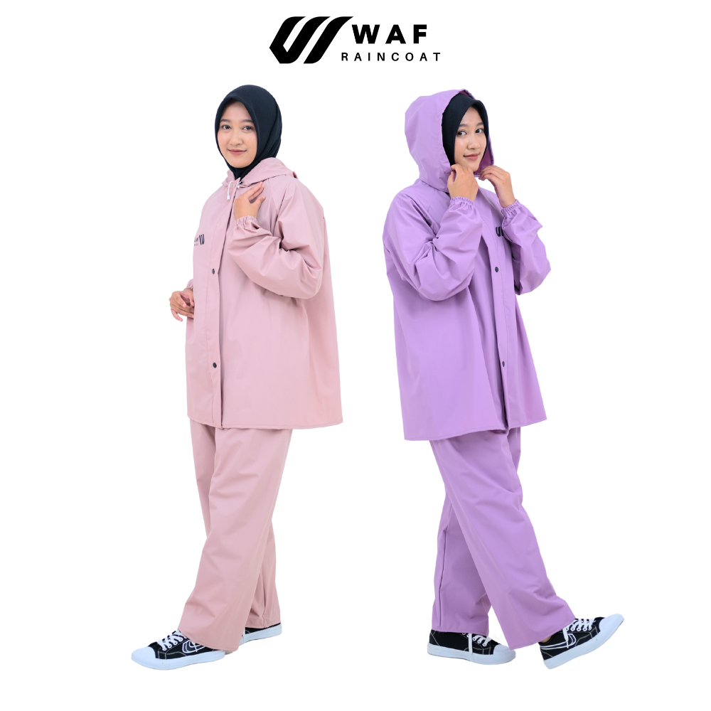 Jas Hujan Wanita Terbaik Lucu Aesthetic Stelan Celana
