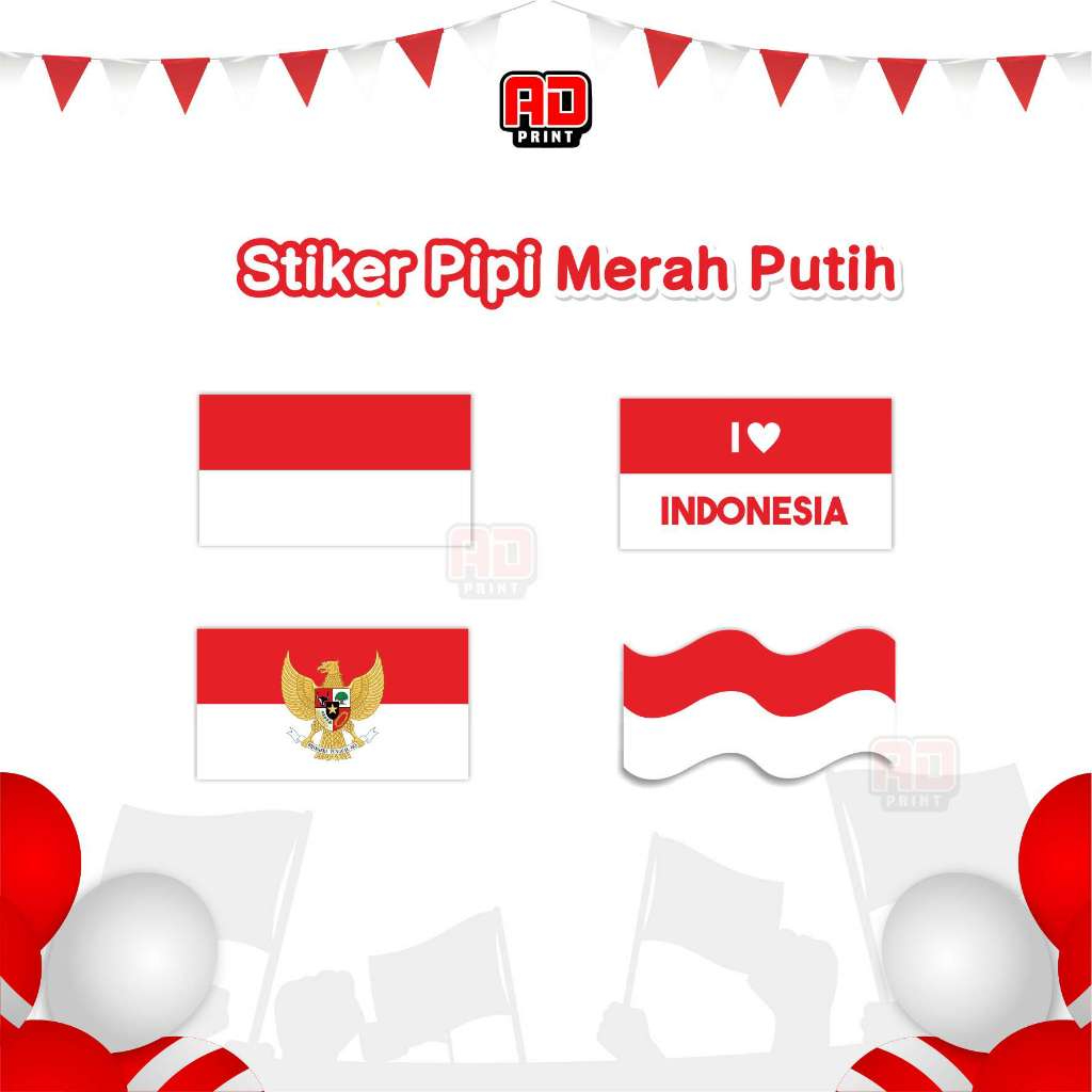 

stiker pipi merah putih indonesia