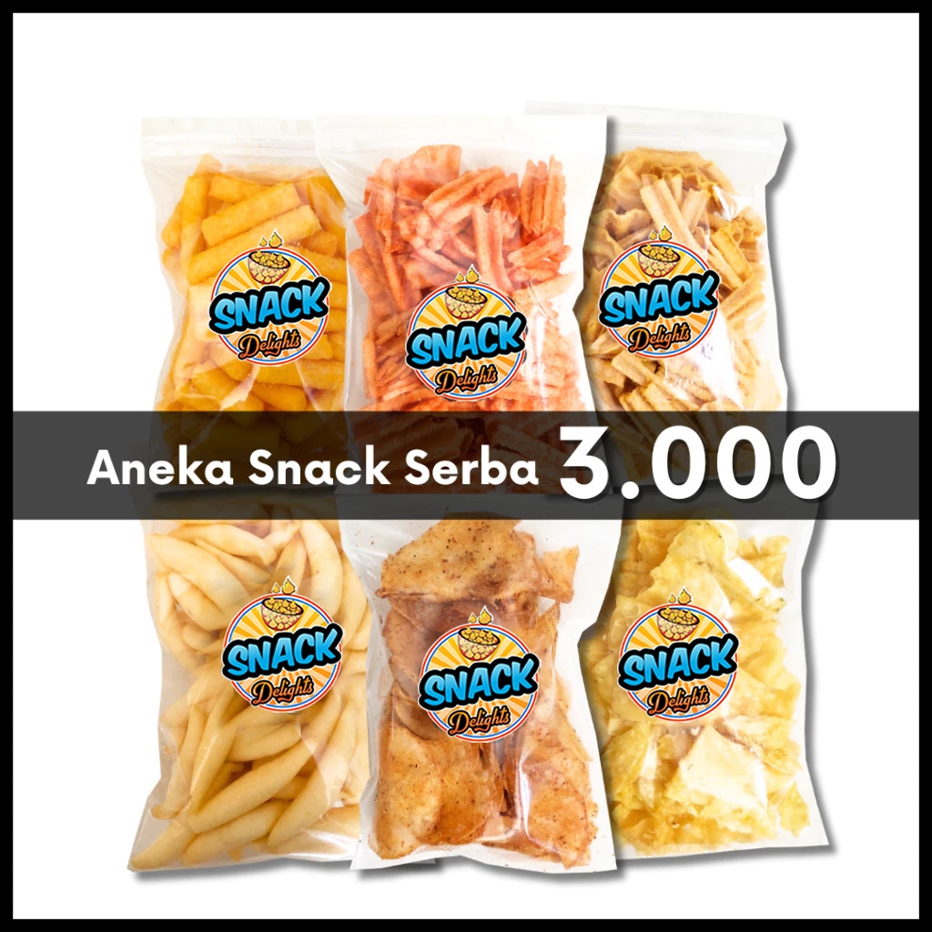 

Aneka Snack Serba 3.000 / Cemilan Camilan 3 Ribu Bebas Pilih Rasa / Makanan Ringan