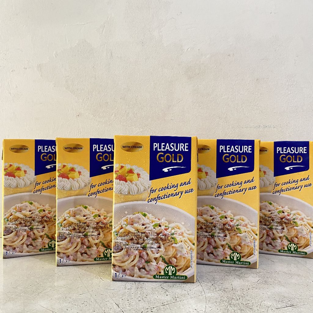 

Pleasure gold whipping cream 1 liter | pleasure gold cooking cream | pleasure gold | master martini