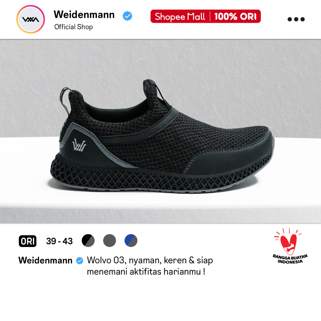 Weidenmann Wolvo 03 Sepatu Sneakers Upper Flyknit