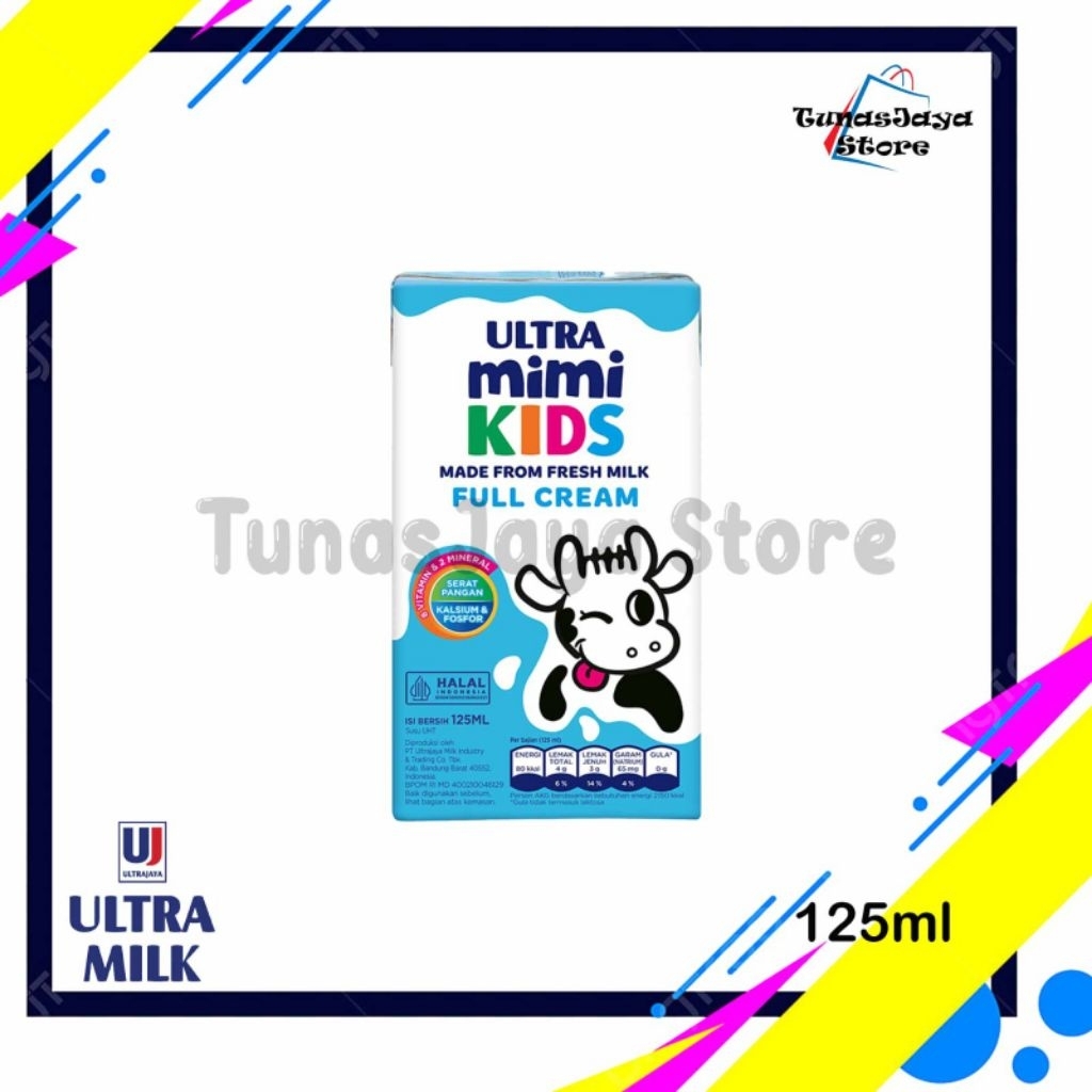 

Ultra Mimi Fullcream Susu UHT 125ml 1 Karton (40 Pcs)