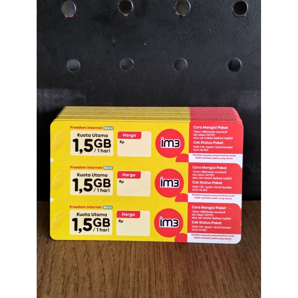 VOUCHER IM3 2GB/1HARI