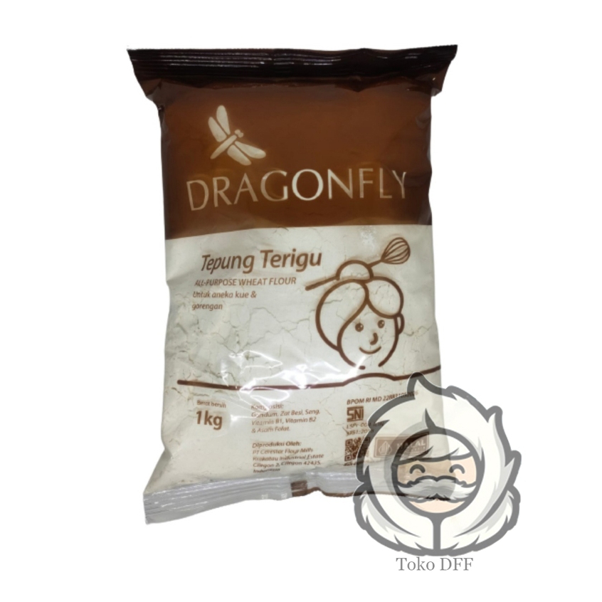 

Tepung Terigu Dragonfly / Tepung Dragon Fly 1kg