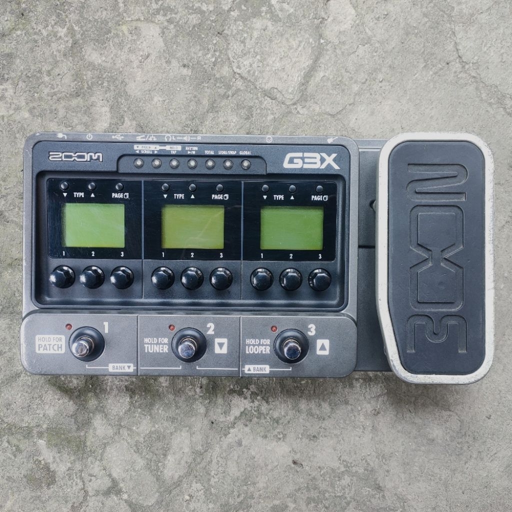EFEK GITAR BEKAS ZOOM G3X / ZOOM G3 / EFEK GITAR SECOND / EFEK ZOOM / ZOOM G3X