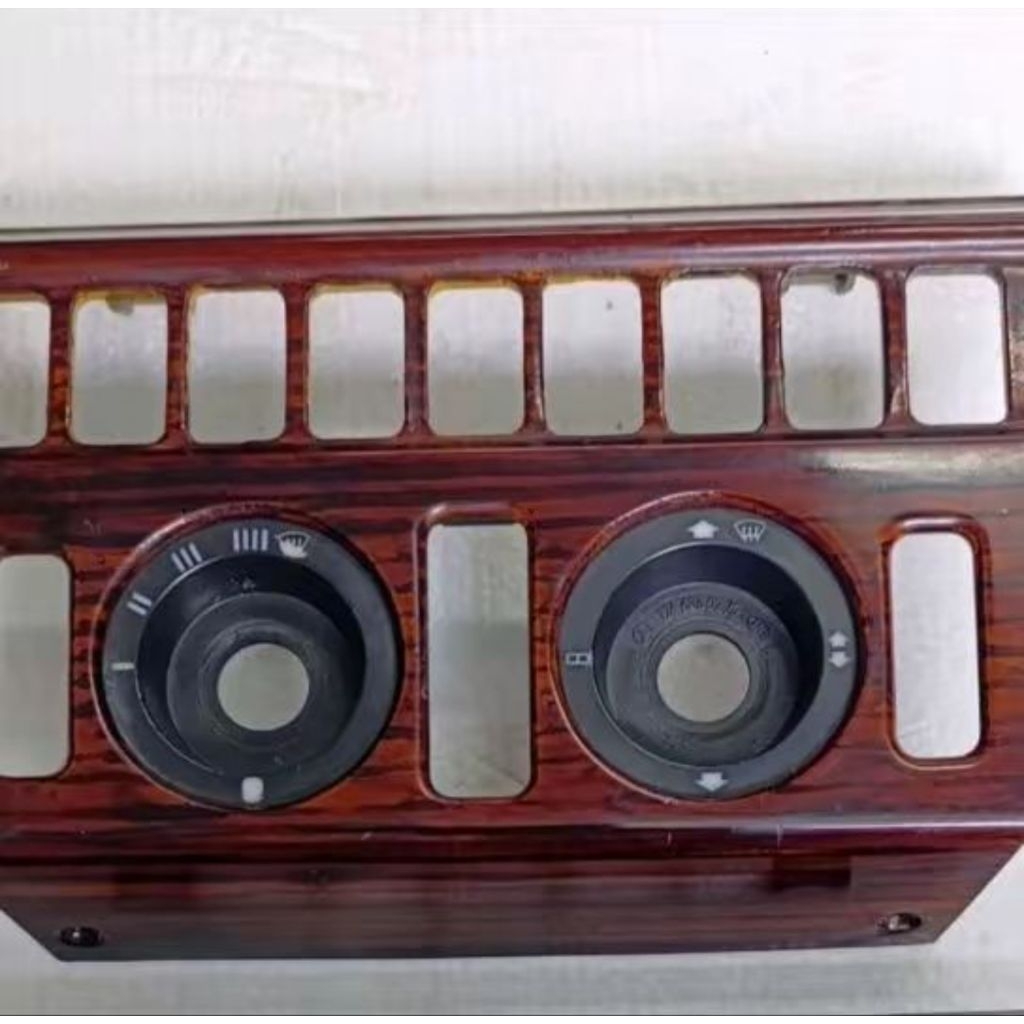 Wood panel AC mobil mercedes W124 Motif zebrano Model 9 switch