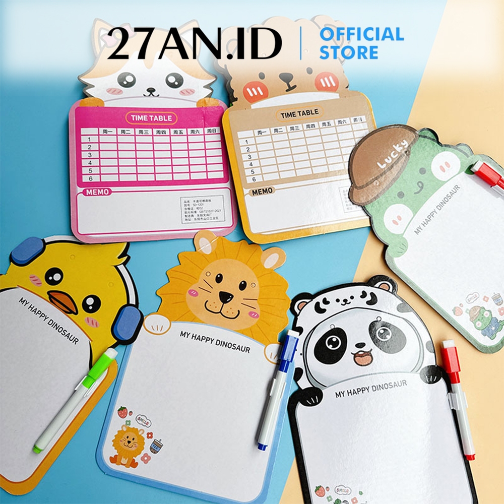 

( 27AN.ID ) Papan tulis cute H565 papan tulis karakter anak lucu papan tulis belajar menulis