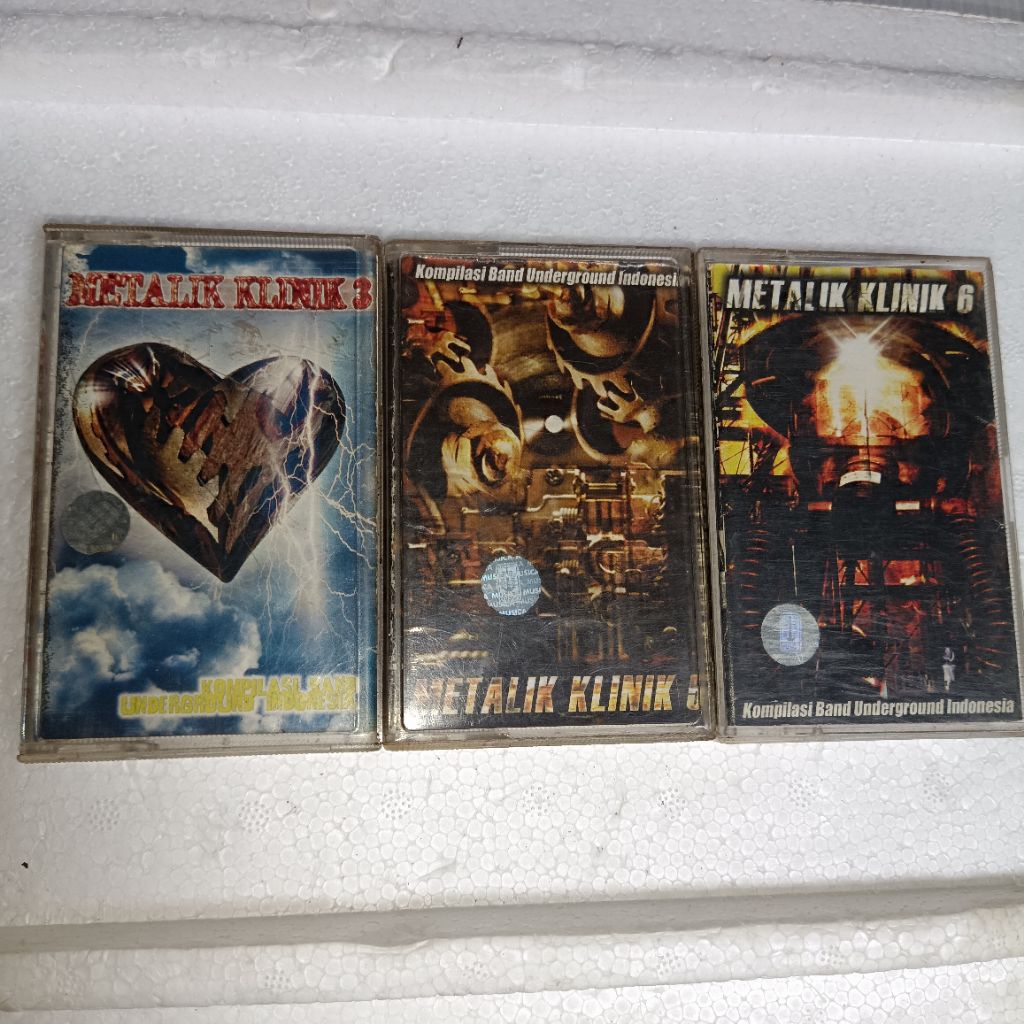 METALIK KLINIK 3 5 6 - KASET PITA KOMPILASI BAND UNDERGROUND INDONESIA