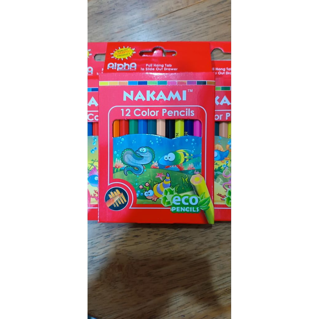 

pensil warna nakami 12 color pensil