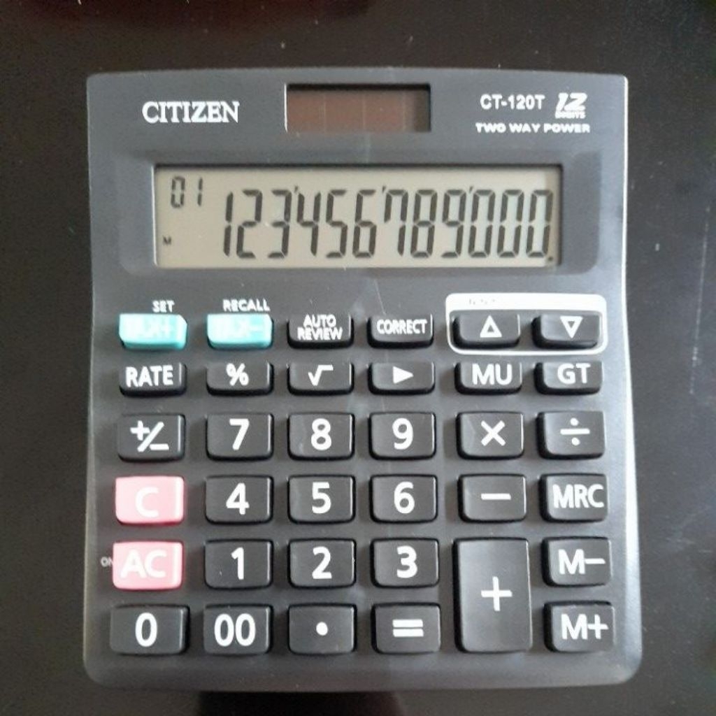 

Kalkulator Citizen CT 120T