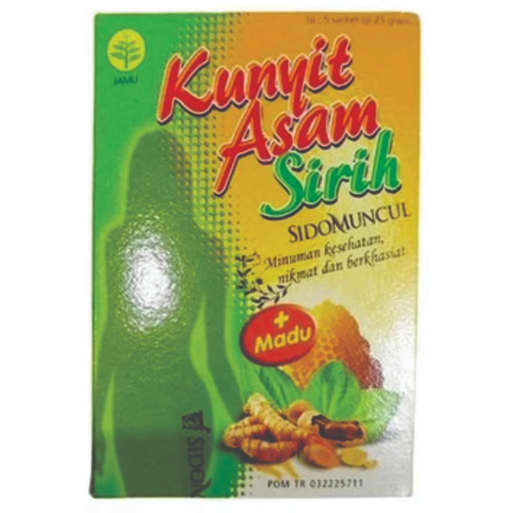 

Sidomuncul Kunyit Asam Sirih Plus Madu 25 Gram 1 Box 5 Sachet