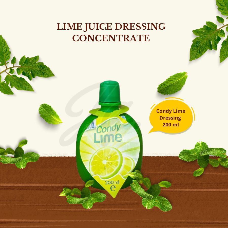 

Condy Lime Juice Dressing Concentrate 200 ML | Condy Lime Concentrate 200ML