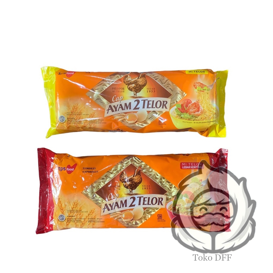 

MIE TELUR 2 AYAM 200gr | Mie Telor | Mi Telur | Mie Telur Keriting