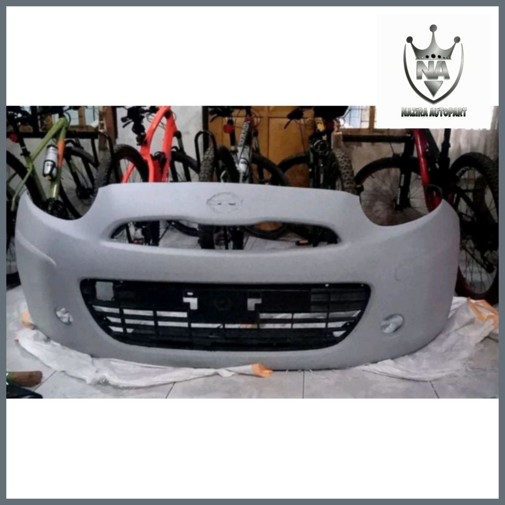 bemper depan nissan march 2012