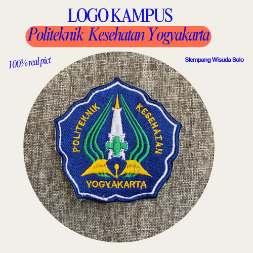 PATCH / BED / EMBLEM / LOGO BORDIR POLITEKNIK KESEHATAN YOGYAKARTA