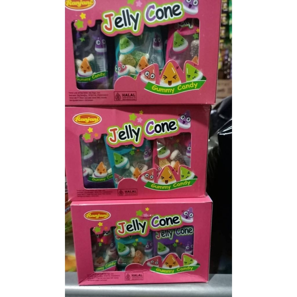 

JELLY CONE 1 box isi 30/jelly cone ranjani/Snack camilan