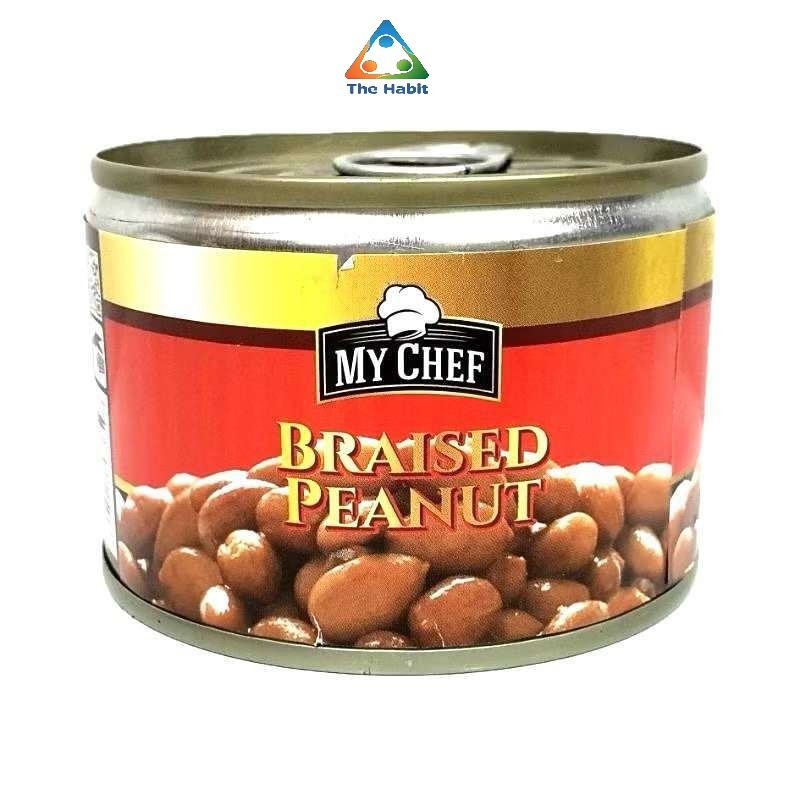 

(The Habit) My Chef Cai Xin Braised Peanut 170 gram kacang tanah dalam kaleng