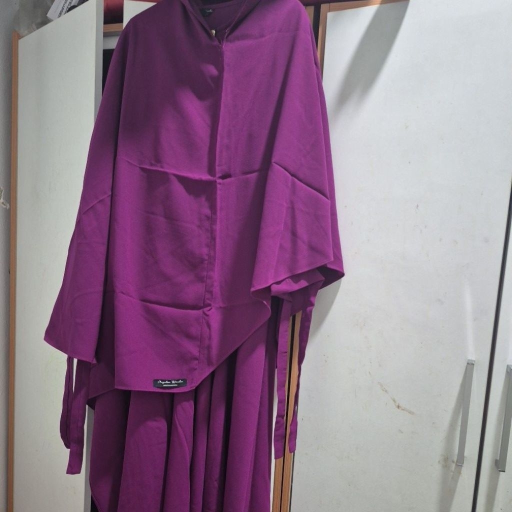 Preloved Gamis Set Ayuka Winda Deep Purple