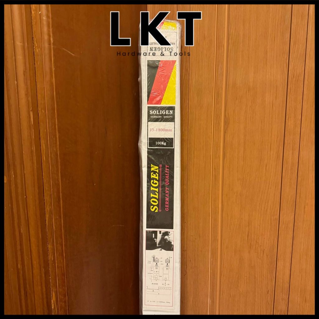 SOLIGEN Rel Pintu Roda Sliding Pintu Geser Aluminium J3 J4 J5 J6