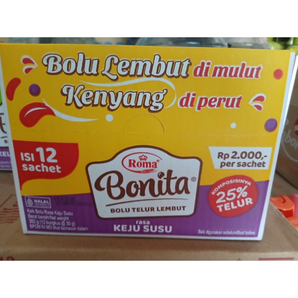 

Roma Bonita 1 pack isi 12