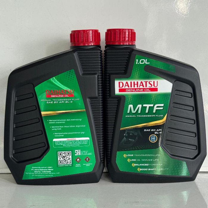 Oli Transmisi Manual MTF No Part O8808-K9010-001 SAE 80W API GL4 Produk Asli Daihatsu