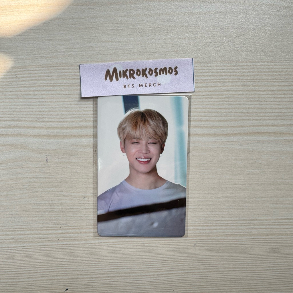 OFFICIAL PHOTOCARD JIMIN BTS MEMORIES 2017 Limited no damage