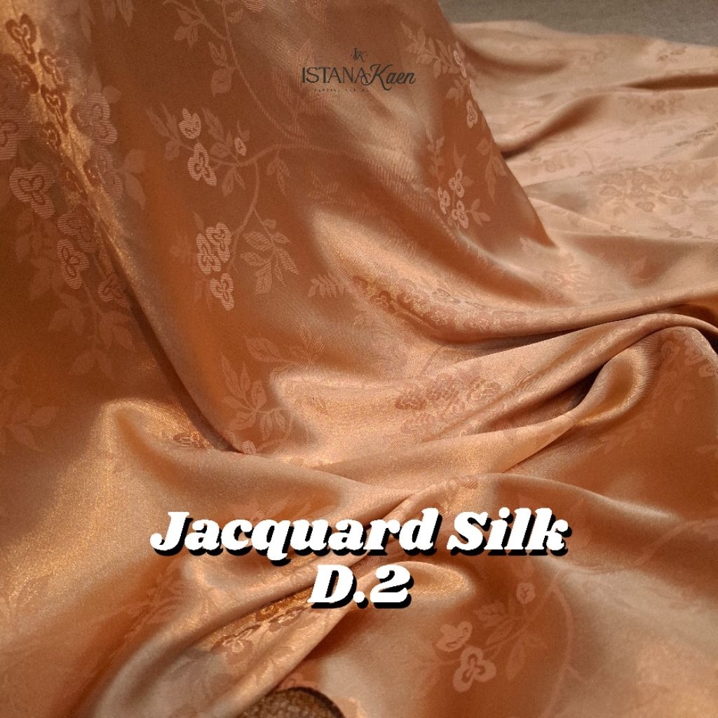 Satin Jacquard Silk | Satin Silk Jacquard | Jaguar Silk -ISTANAKAEN