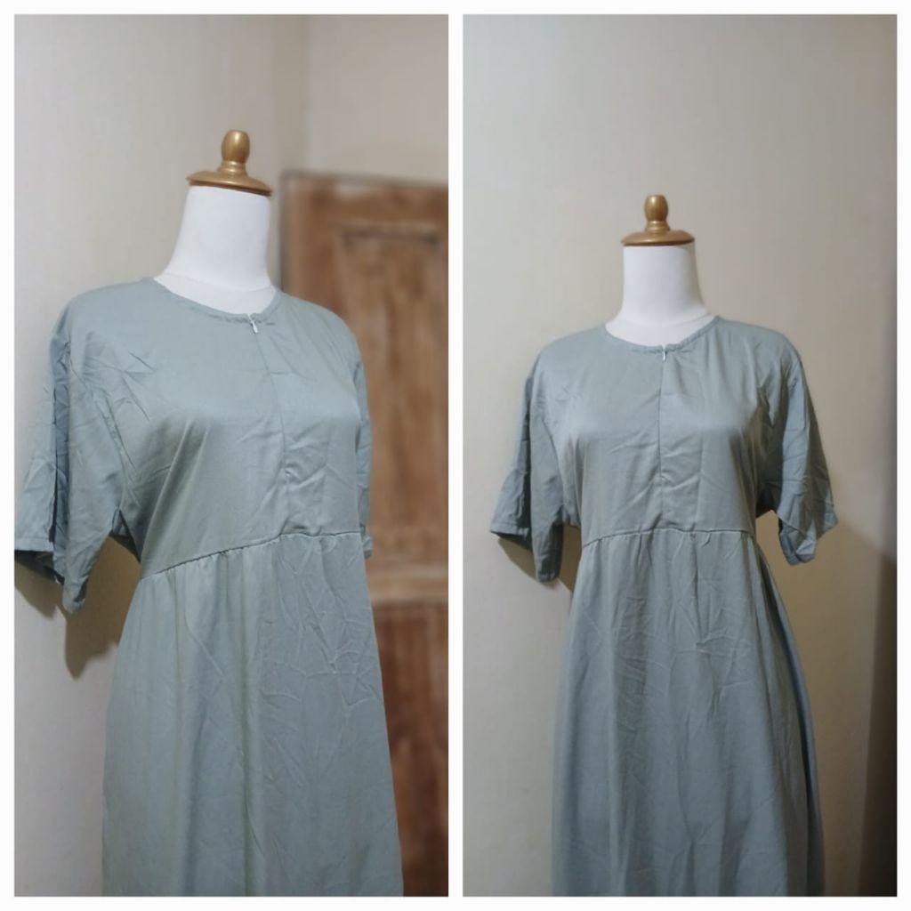 Daster Wanita Lengan Panjang/Pendek Bahan Adem Murah – Daster Tidur/Daster Harian Tanpa Saku Motif L