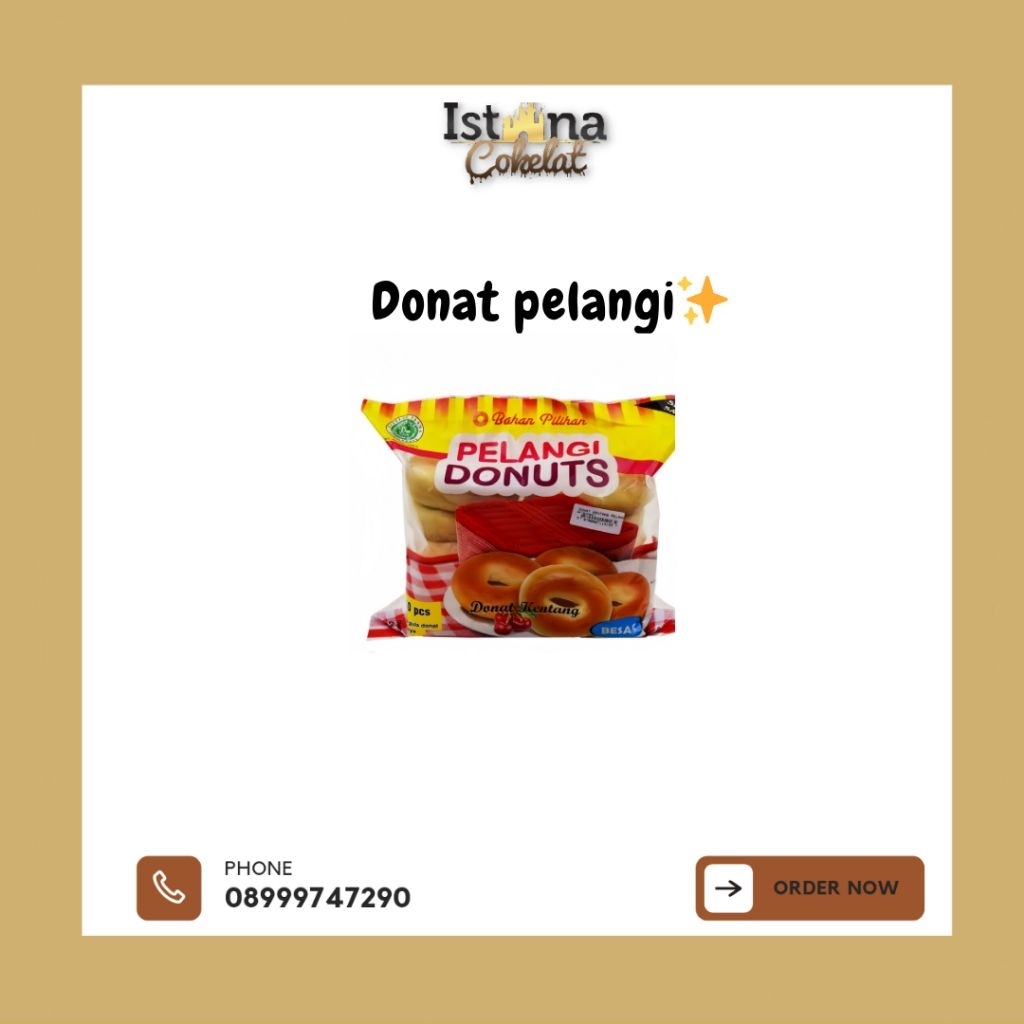 

[FROZEN] Donat Pelangi isi 20+1