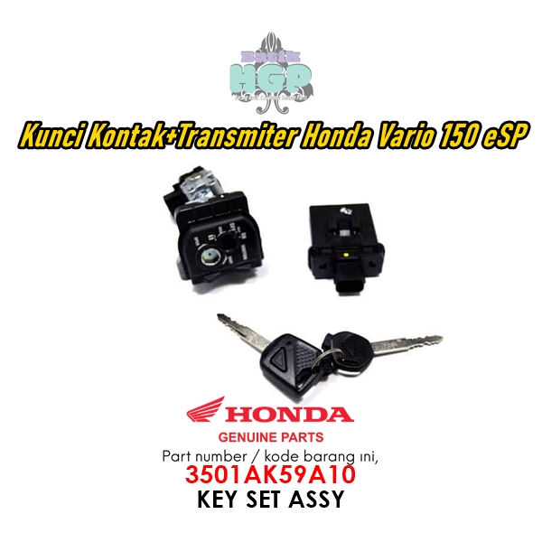 Kunci Set Vario 150 Old , Key Set Assy Original AHM - 3501AK59A10