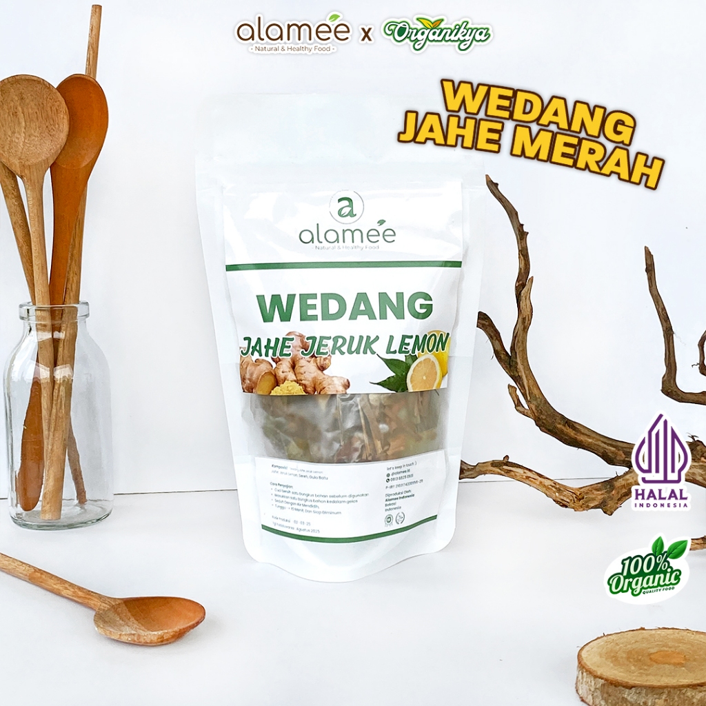

ALAMEE Wedang Rempah Jahe Merah Komplit Tradisional Asli Rempah Minuman Herbal Alami organikya