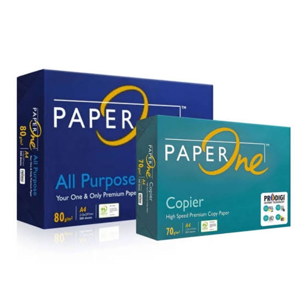 

PAPERONE COPIER PAPER HVS A4 F4 75 80 GSM 1 RIM KERTAS FOTOKOPI PRINT
