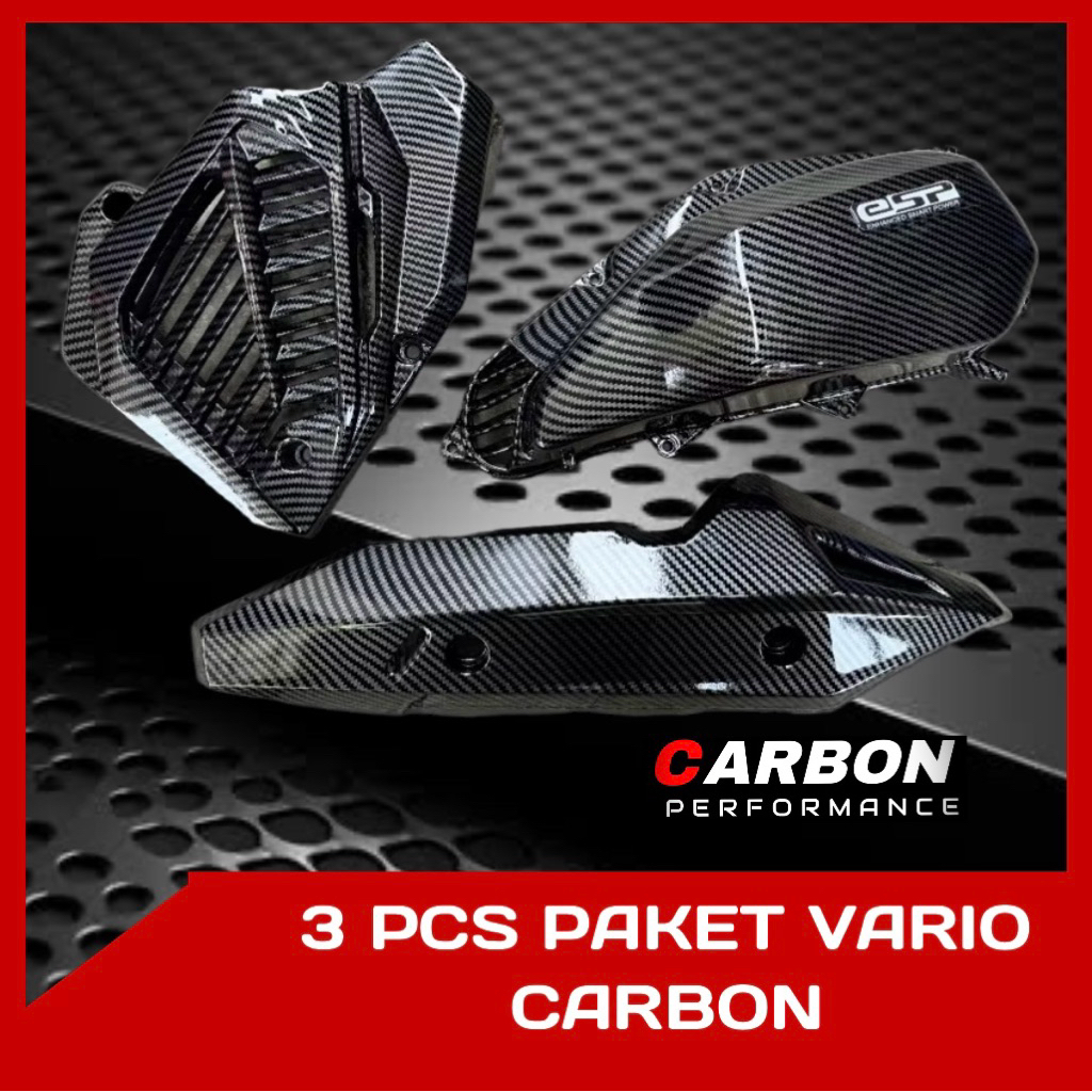 PAKET CARBON VARIO 125 150 NEW 3 PCS 2018-2024 ▪️paket karbon Vario / paketan carbon Vario / Vario c