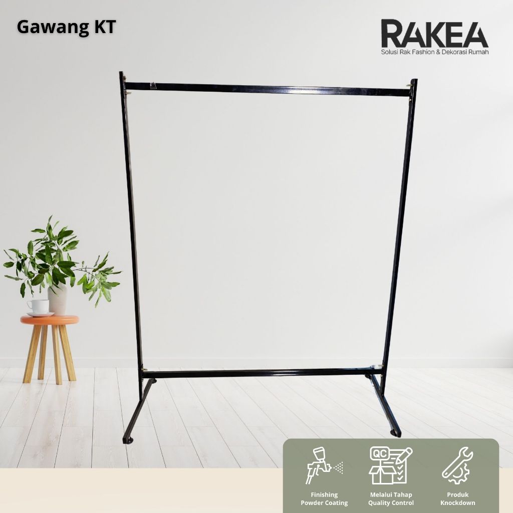 GAWANG KT - GANTUNGAN BESI MINIMALIS - RAK BAJU GANTUNG - RAK BAJU - RAK DISPLAY CELANA - RAKEA