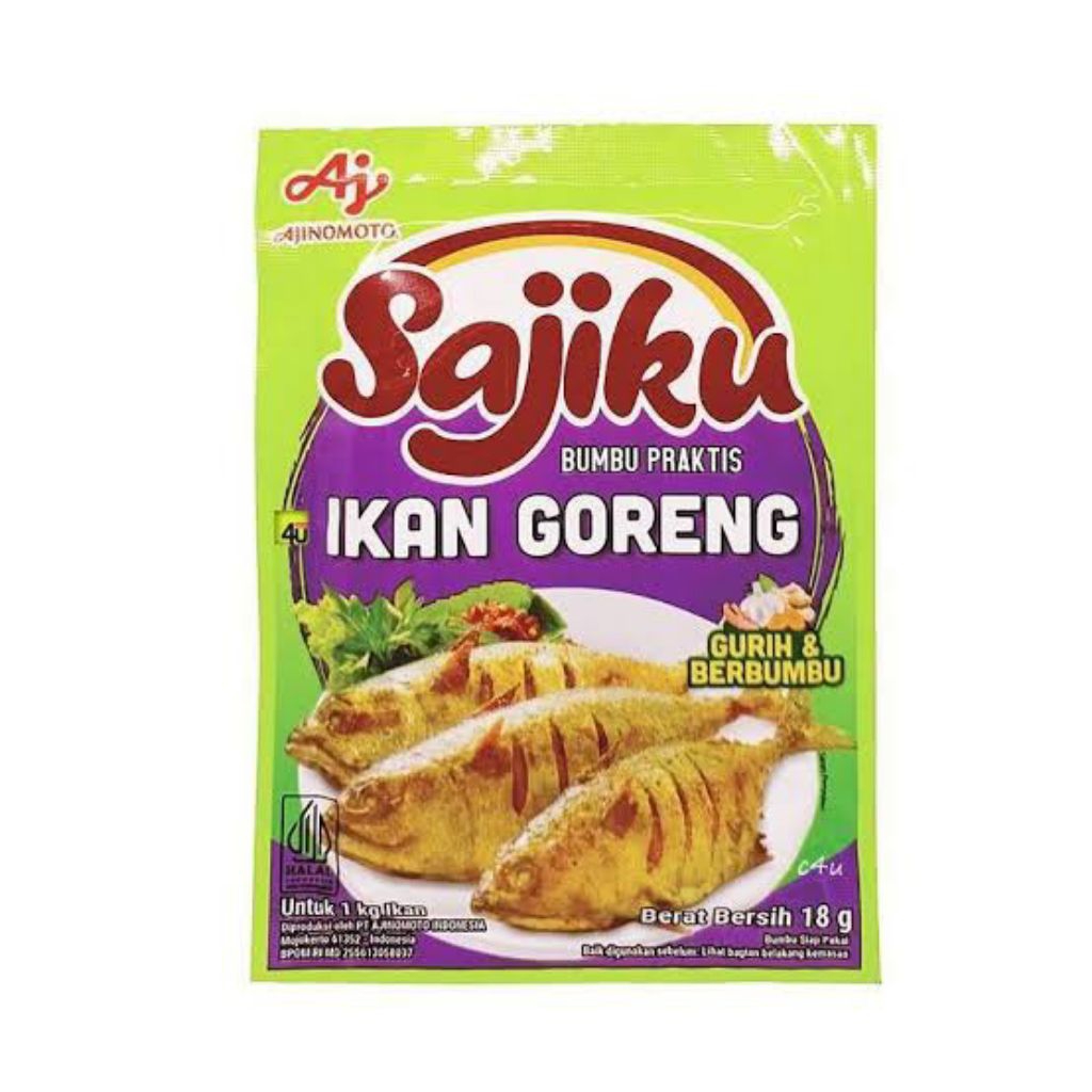 

Sajiku Bumbu Racik Ikan Goreng 18gr (bumbu masak instan) praktis