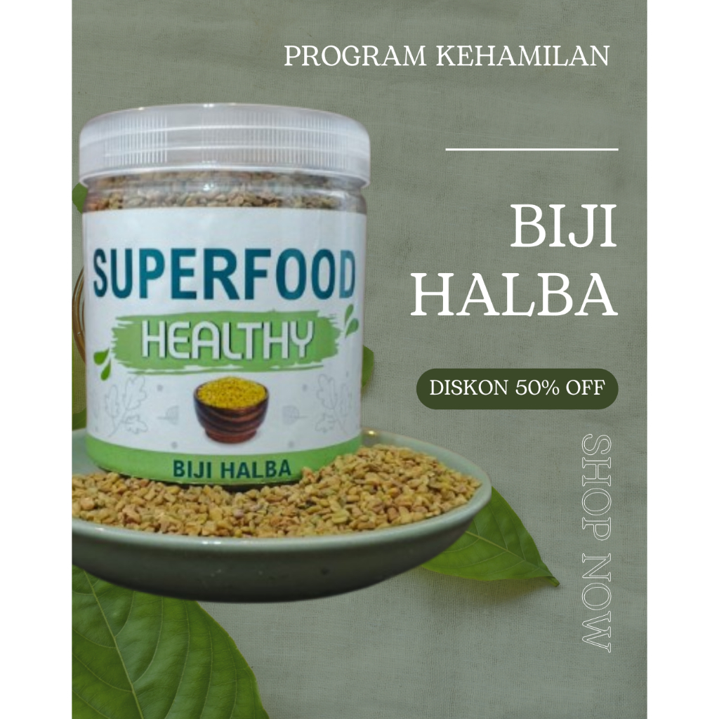 

Fenugreek Biji Halba 250 gram SuperfoodHealthy | Asli Fenugreek Seed Kelabat Hulbah | Methi [KUALITAS TERBAIK]