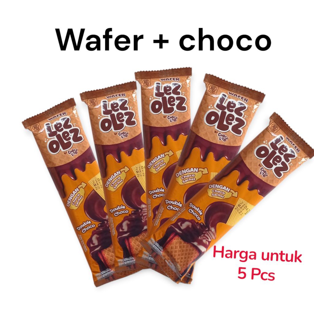 

Wafer Coklat Lez Olez Choco Lito from Sobisco harga per 5pcs