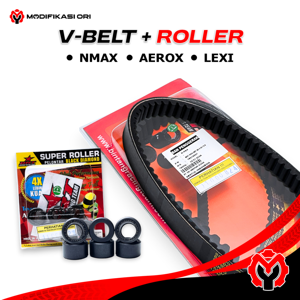 VBELT BRT Racing Nmax Aerox Lexi Vanbelt BRT Yamaha Nmax New Nmax Old Kirian Vbelt