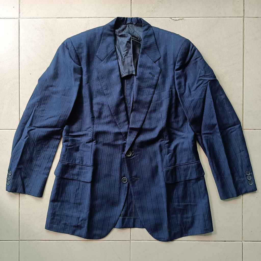 Jas / Blazer Formal Striped Pria by Lionner Second Original