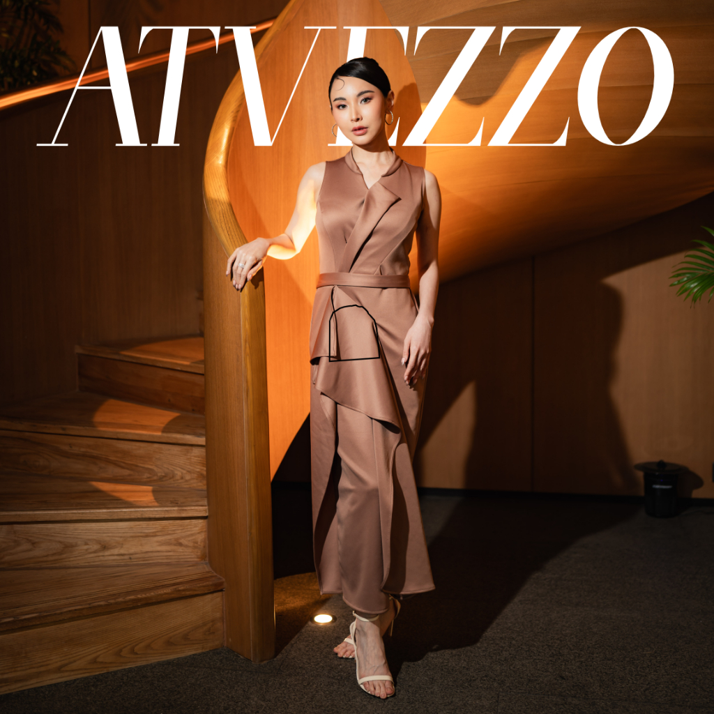 Lea Dress Mocca - Atvezzo Dress