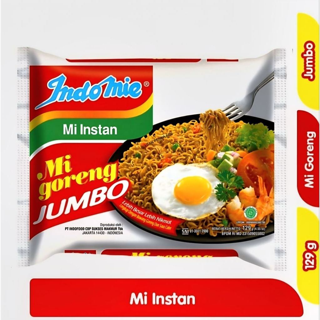 

INDOMIE [JUMBO] MI INSTAN GORENG JUMBO 129gr
