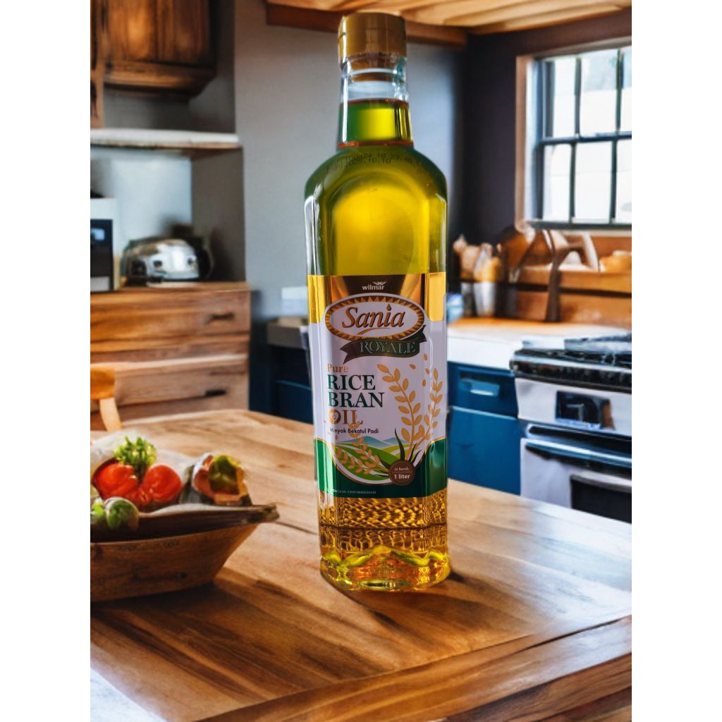 

Sania ROYALE PURE RICE BRAN OIL 1 liter – Minyak Bekatul Tinggi Antioksidan untuk Memasak & Beauty Care
