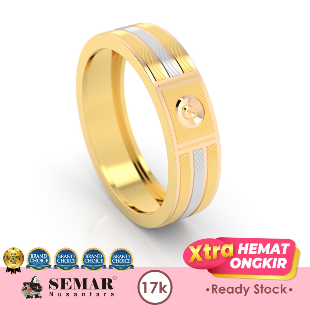 Cincin Emas Reina Gold 17K Cincin Nikah Semar Nusantara
