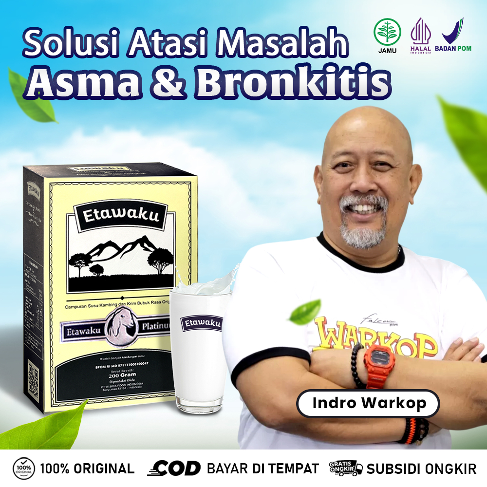 

Etawaku Platinum Susu Etawa + Krimer Bubuk Atasi Masalah Pernafasan BPOM Halal