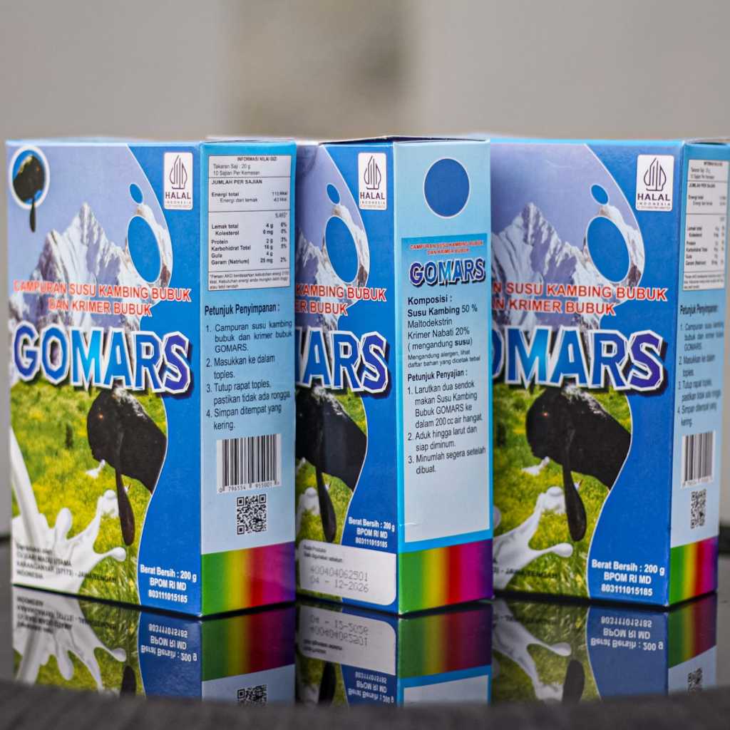 

PAKET 3 BOX Susu Kambing Etawa Gomars